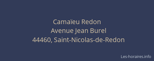 Camaïeu Redon