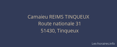 Camaieu REIMS TINQUEUX