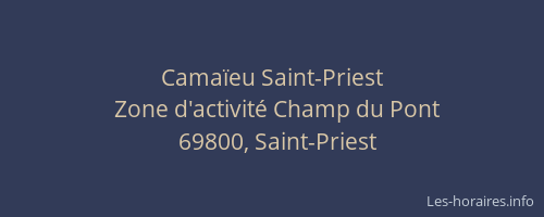 Camaïeu Saint-Priest