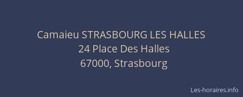 Camaieu STRASBOURG LES HALLES