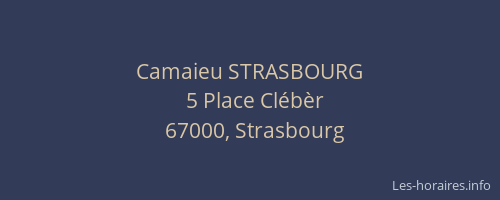 Camaieu STRASBOURG