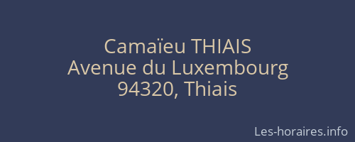 Camaïeu THIAIS