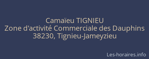 Camaïeu TIGNIEU