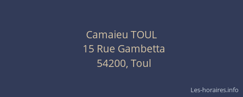 Camaieu TOUL
