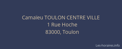 Camaïeu TOULON CENTRE VILLE