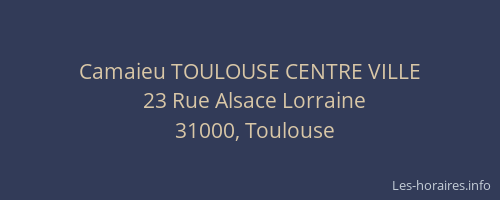 Camaieu TOULOUSE CENTRE VILLE