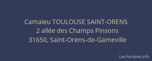 Camaïeu TOULOUSE SAINT-ORENS
