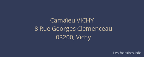 Camaïeu VICHY
