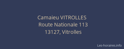 Camaieu VITROLLES
