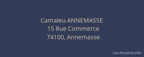 Camaïeu ANNEMASSE