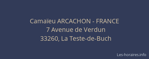 Camaïeu ARCACHON - FRANCE
