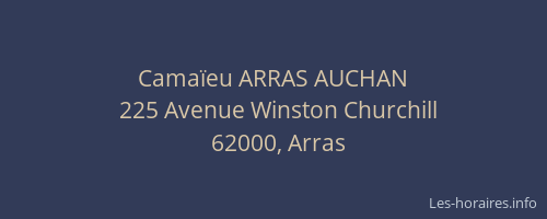 Camaïeu ARRAS AUCHAN