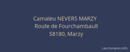 Camaïeu NEVERS MARZY