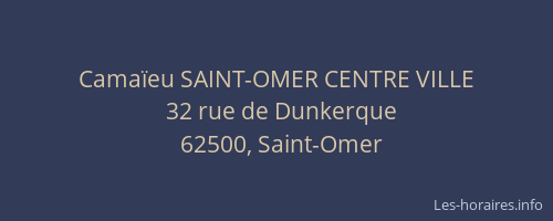 Camaïeu SAINT-OMER CENTRE VILLE