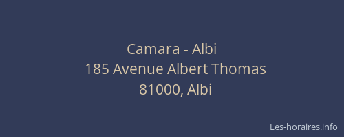 Camara - Albi