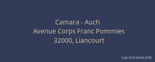 Camara - Auch