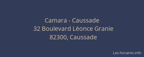 Camara - Caussade