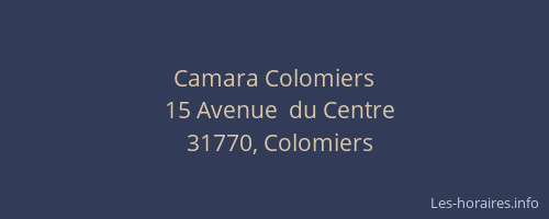 Camara Colomiers