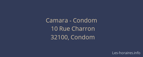 Camara - Condom