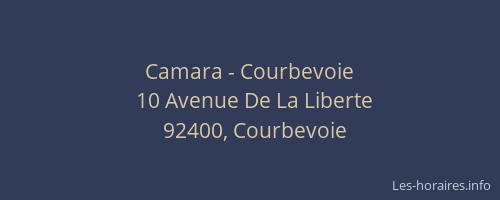Camara - Courbevoie