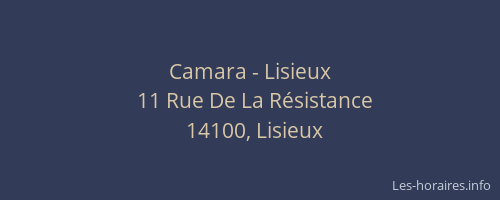 Camara - Lisieux
