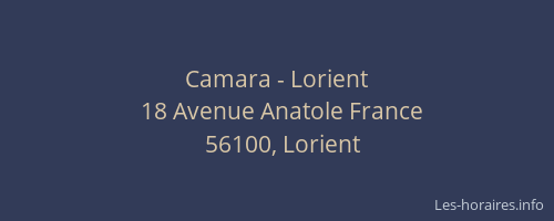 Camara - Lorient