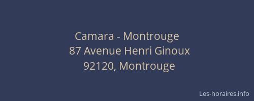 Camara - Montrouge