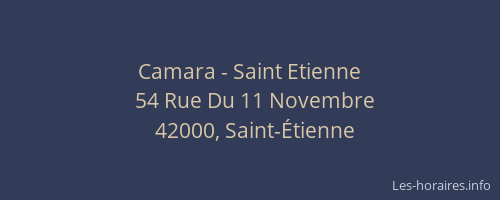 Camara - Saint Etienne