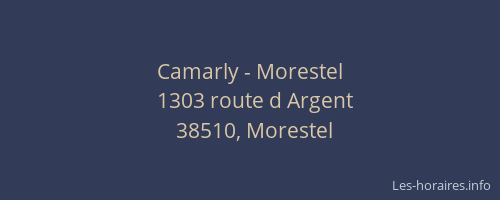 Camarly - Morestel