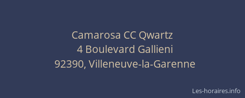 Camarosa CC Qwartz