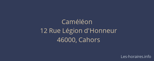 Cam&eacute;l&eacute;on