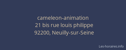 cameleon-animation