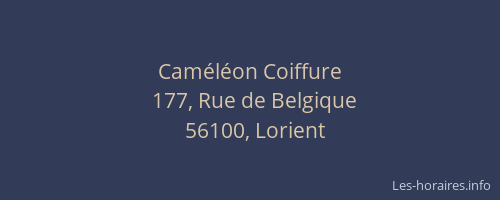 Caméléon Coiffure