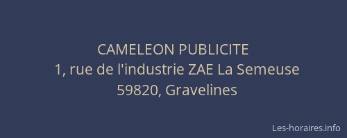 CAMELEON PUBLICITE