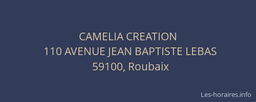 CAMELIA CREATION