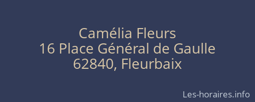 Camélia Fleurs