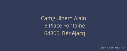 Camguilhem Alain
