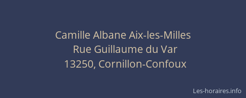 Camille Albane Aix-les-Milles