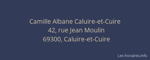 Camille Albane Caluire-et-Cuire