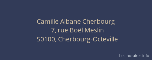 Camille Albane Cherbourg