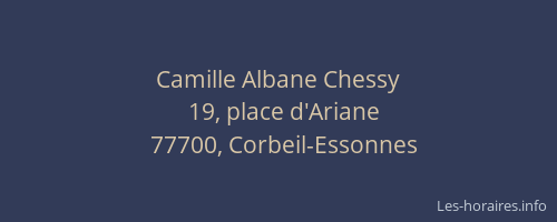 Camille Albane Chessy