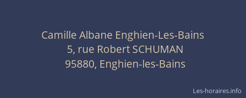 Camille Albane Enghien-Les-Bains