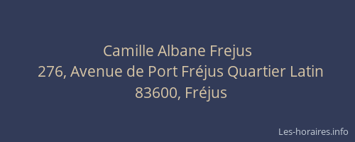 Camille Albane Frejus