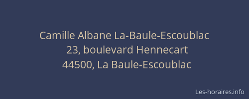 Camille Albane La-Baule-Escoublac