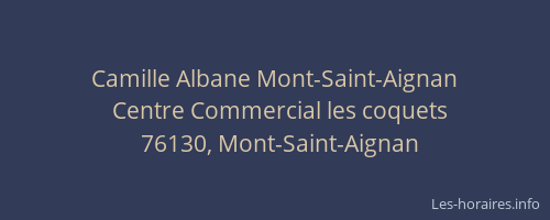 Camille Albane Mont-Saint-Aignan