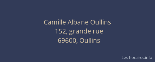Camille Albane Oullins