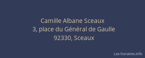 Camille Albane Sceaux