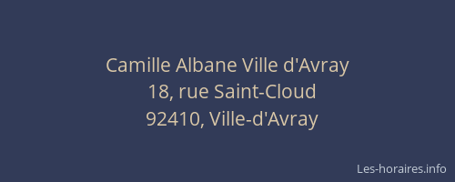 Camille Albane Ville d'Avray