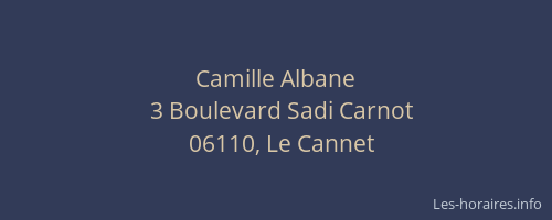 Camille Albane