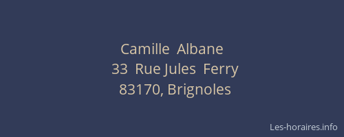 Camille  Albane